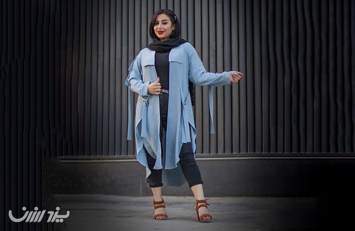 مانتو مدل باران جنس ابر و بادی در سه رنگ - ارسال رایگان در یزد ارزان