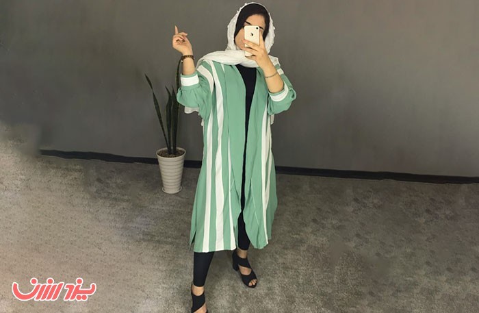 مانتو مدل الهام جنس ابروباد درجه یک - ارسال رایگان در یزد ارزان