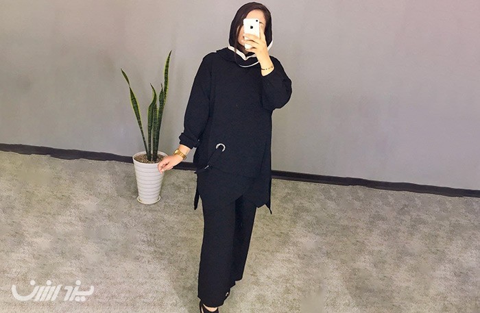 مانتو و شلوار ست مدل فلور جنس ابروبادی - ارسال رایگان در یزد ارزان