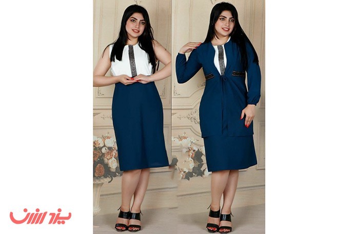 تونیک دوتیکه زنانه نوار طلایی جودون پلاس اعلاء - ارسال رایگان در یزد ارزان